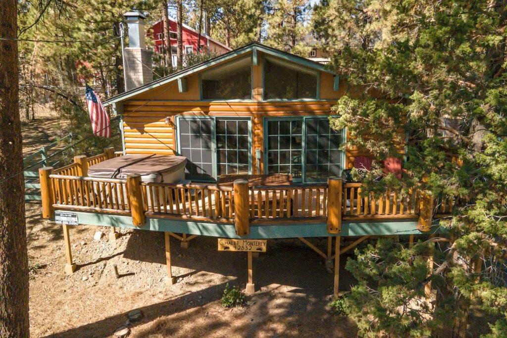 Chalet Monterey W/Hot Tub - Big Decks/Bbq Big Bear Lake Exterior foto